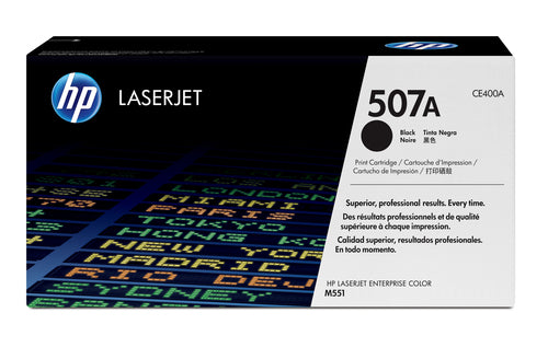 HP 507A Black Original LaserJet Toner Cartridge HP 507A Black Original LaserJet Toner Cartridge